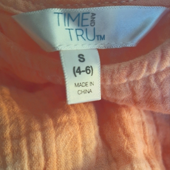 Time And Tru Women's Coordinating Peplum Waist Tank Top Size S - Picture 7 of 7